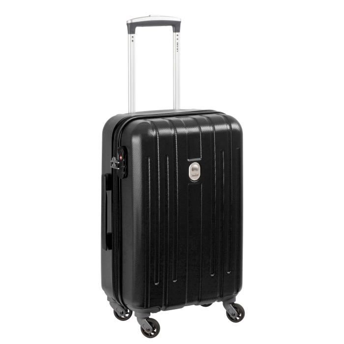 VISA DELSEY Trolley NEKKAR 55cm - 4 Roues Cabine - Noir
