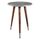 Table basse ronde Sahru chrome