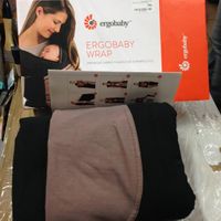 ÉCHARPE DE PORTAGE ECHARPE DE PORTAGE WRAP BLACK TAUPE ÉCHARPE DE PORTAGE ECHARPE DE PORTAGE WRAP BLACK TAUPE