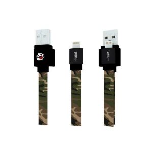 I-PAINT Câble plat/Lightning/1 m?tre - Camoufflage
