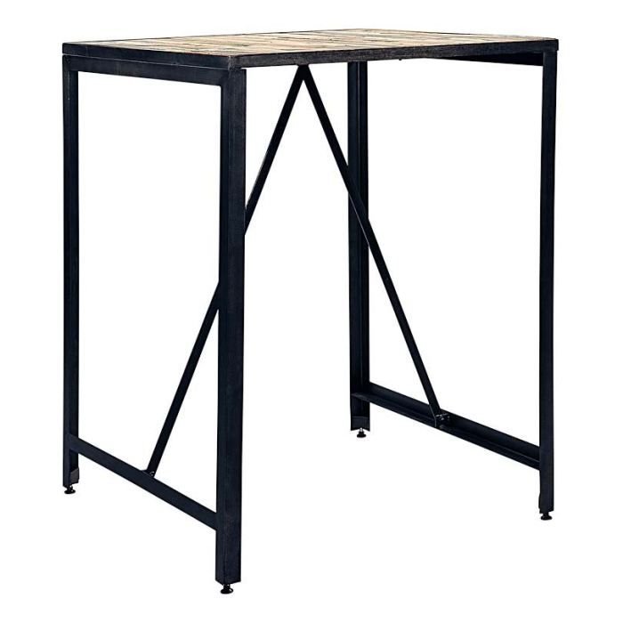 Table de bar carrée 80 cm métal Besi Inwood   Achat / Vente BAR