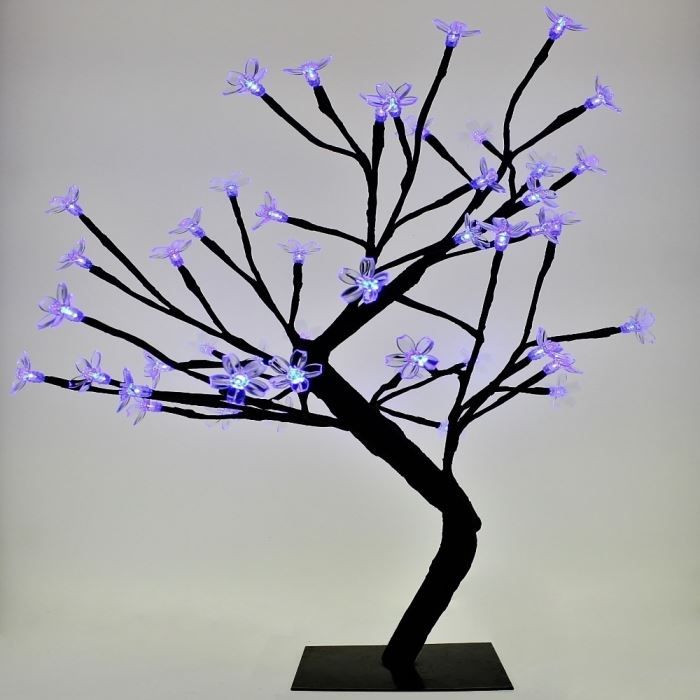 Lumière De Table Pour Arbre Bonsaï 108 LED Lumière Artificielle Pour Arbre De Noël Miniature Fonctionnant Sur Batterie/USB Branches Réglables Pou | Leroy Merlin