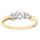 Bague diamant or