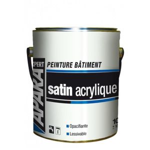 Peinture Satin Acrylique Blanc Achat Vente Pas Cher