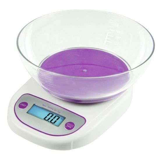 TRIOMPH ETF1558 Balance culinaire électronique - Mauve