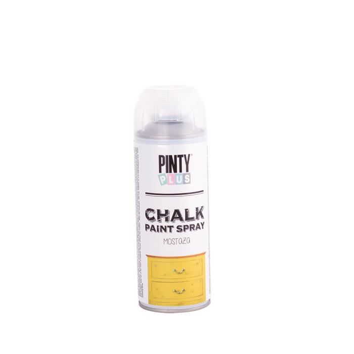 Bombe De Peinture à La Craie 400ml Jaune Moutarde Achat Vente