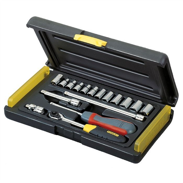 STANLEY Coffret de douilles 1/4\