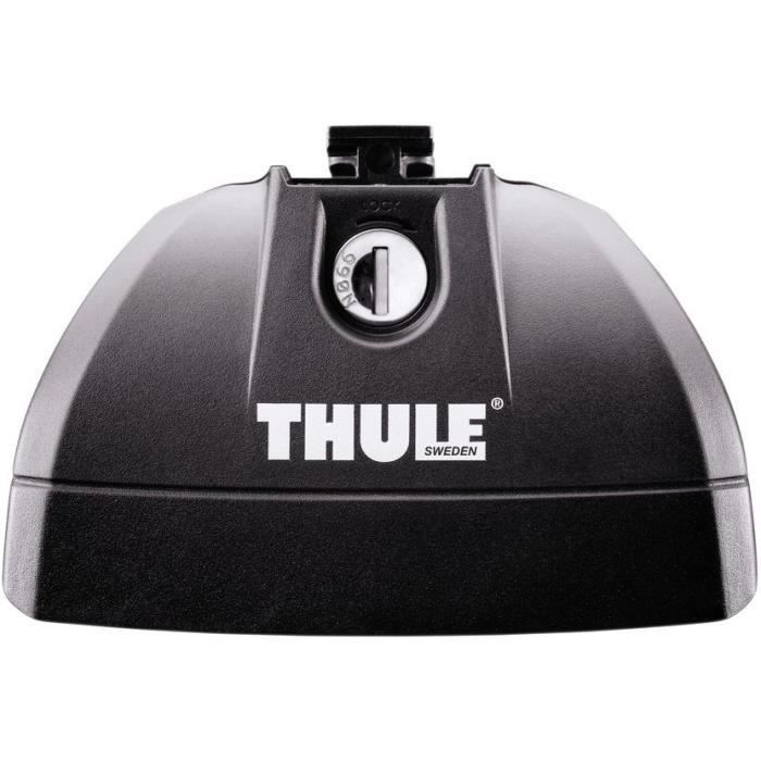 Thule Sweden Rapid System 753 Pied De Barre De Toit Surbaisse Pour Voitures Avec Points De Fixation Et Rails Preinstalles