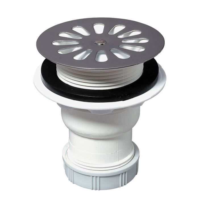 WIRQUIN Bonde siphoïde pour receveur - Ø 60 mm - Sortie verticale
