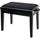Classic Cantabile Banc pour piano Noir brillant