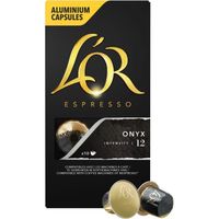 CAFÉ - CHICORÉE L'OR ESPRESSO Café Ultimates Onyx Noir 10 capsules CAFÉ - CHICORÉE L'OR ESPRESSO Café Ultimates Onyx Noir 10 capsules