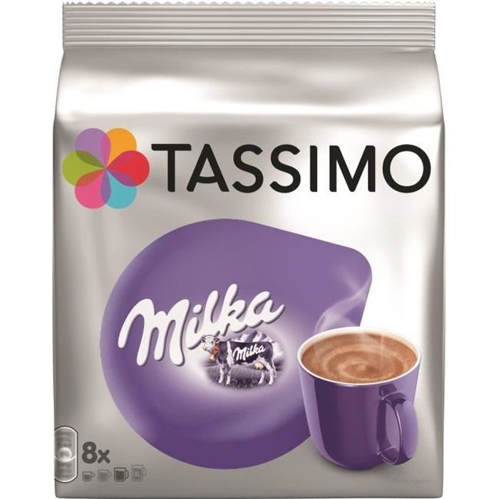 TASSIMO Café Chocolat Milka - 8 dosettes