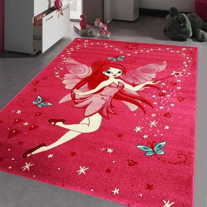 Tapis chambre fille KIDS FEE Achat / Vente tapis Cdiscount
