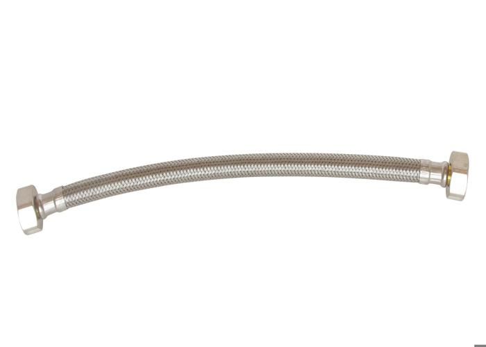 SOMATHERM Flexible Sanitaire en Inox ACS DN10 - Débit Optimisé - L 100cm - Femelle droit - Ecrou tournant 3/4\