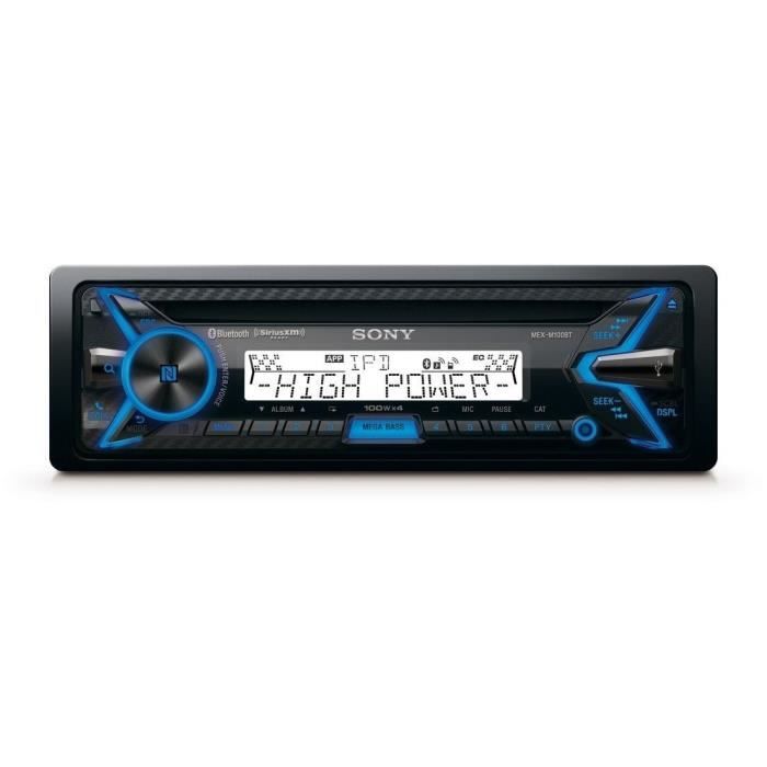 SONY MEXM100BT Autoradio CD - Gamme marine - Bluetooth,NFC, USB, ipod/iphone - 4*100W - Extrabass