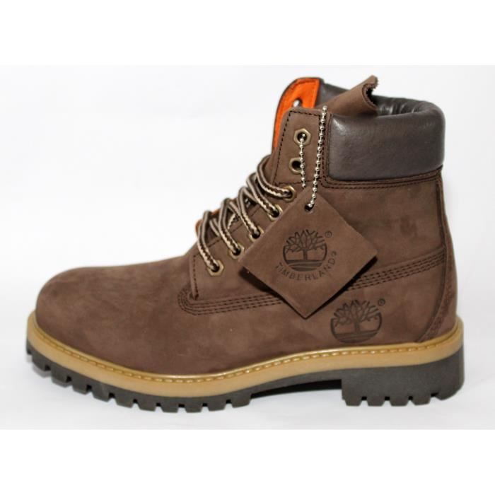 Cuir Bottines Brown Bottes Timberland T 36 Promo Chaussures Mixte 34Rj5AL