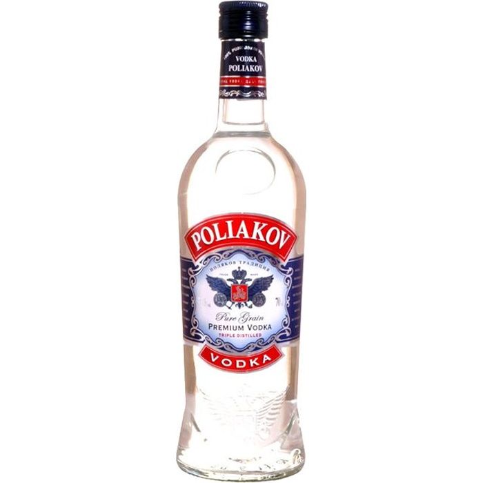 de Vodka Poliakov 37.5° 70cl.   Achat / Vente VODKA Vodka Poliakov 37