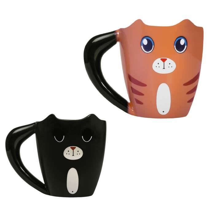 THUMBSUP! Mug Magique Chat Ginger - Marron