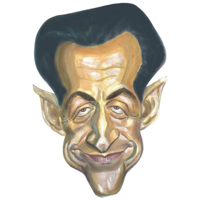 CESAR - F062 - Masque en Carton Sarkozy
