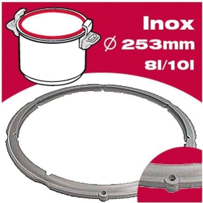 SEB Joint autocuiseur inox 980158 8-10L Ø25,3cm gris