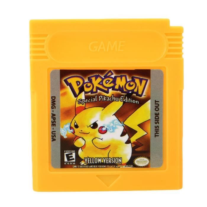 Pokemon Jaune Carte Version Pour la couleur Nintendo GBC Game Boy Advance Xmas cadeau Achat