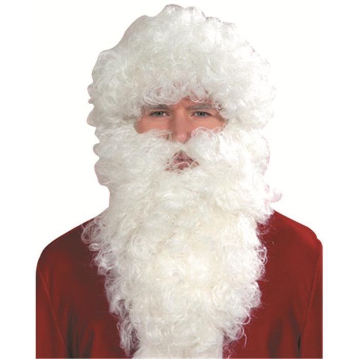 Barbe Père Noël luxe Naturelle  Achat / Vente masque  décor visage