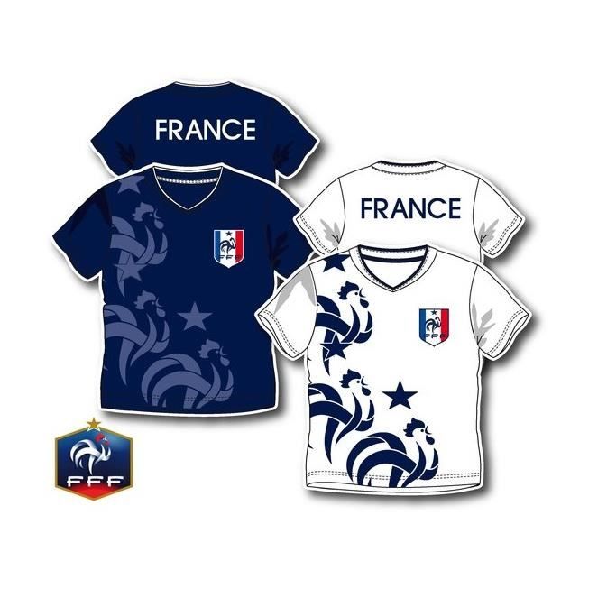 T-shirt maillot de foot FFF équipe de France spécial EURO 2016 enfant ...
