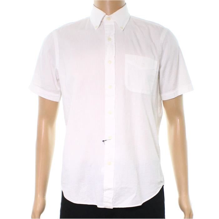 M Bas Poketed L Coton Blanc Grand Bouton Homme Nouveau Ralph Lauren 1mqvit Taille oxdBeWCr