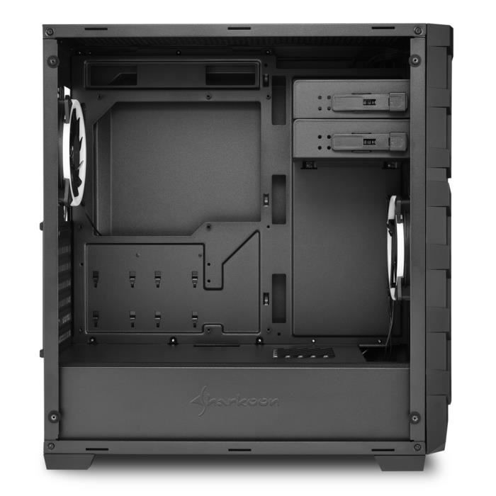 Sharkoon Skiller SGC1 RGB, Boîtier Midi-tour,2