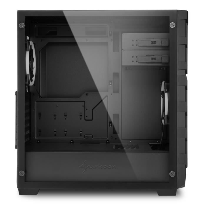 Sharkoon Skiller SGC1 RGB, Boîtier Midi-tour,3