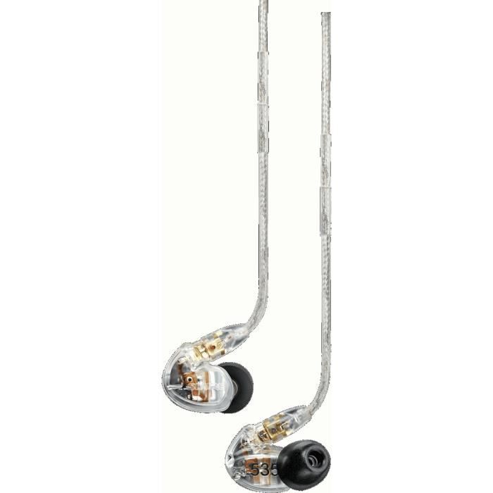 SHURE SSP SE535-CL Ecouteurs intra-auriculaires haute définition - Translucide