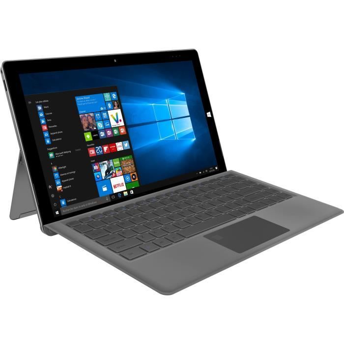 THOMSON Tablette PC 2 en 1 HERŒ13 - Intel Celeron N4000 - RAM - Stockage 32Go - Clavier espagnol