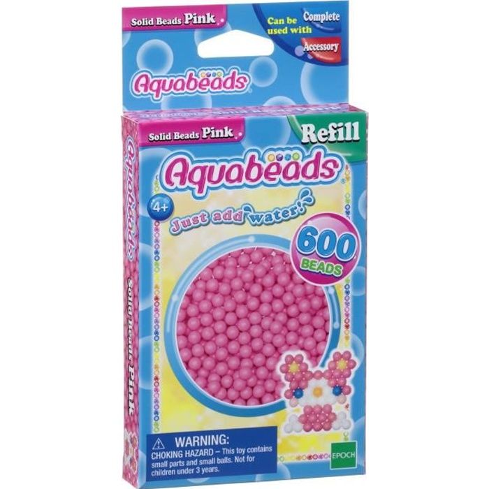 AQUABEADS Perles Classiques Roses
