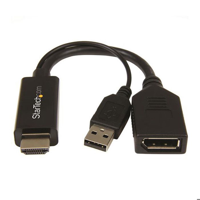 STARTECH.COM Adaptateur HDMI vers DisplayPort 4K - Alimenté par USB