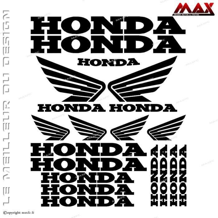 Autocollant moto honda - Achat / Vente Autocollant moto ...