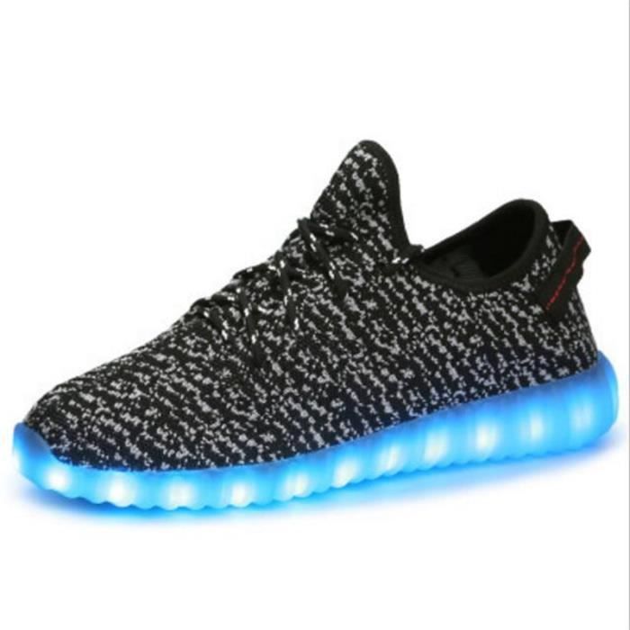 Fluorescent Light Avoir 2017 De Basket Led Lacets Femmes Chaussures Tl13JKFc
