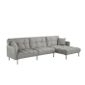 Coloris Design Tissu Gris – Xl Ashley D'angle Convertible Canapé Clair zqULVpSMjG