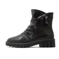 BOTTINE Bottine femme d'hiver, cui noir, talon 4cm, 25431, BOTTINE Bottine femme d'hiver, cui noir, talon 4cm, 25431,