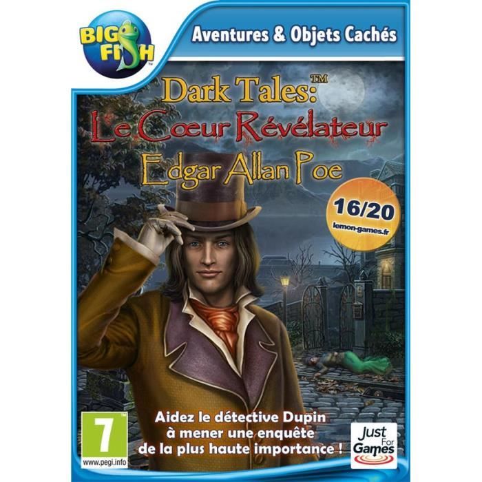 Dark Tales Le CŒur Révélateur par Edgar A PŒ Jeu PC
