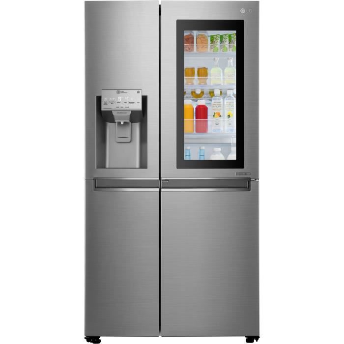 LG GSI960PZAZ - Réfrigérateur congélateur US - 601L (405+196) - Froid ventilé - A++ - L91,2cm x H179cm - Platinium