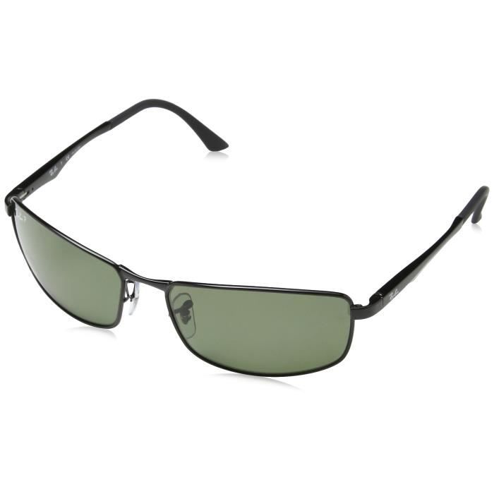 71 Métal Ban Rb3498 3rfmv3 En Vert 002 Lunettes Noir Sport 61 De Soleil Femmes Ray nN80wm