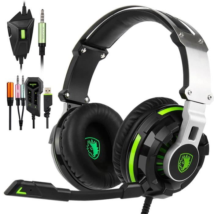 Sades Sa933 Casque Gamer Pour Ps4 Xbox One Nintendo Switch Computer