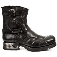 BOTTINE Bottines biker cuir New Rock M.MR004-S1 BOTTINE Bottines biker cuir New Rock M.MR004-S1