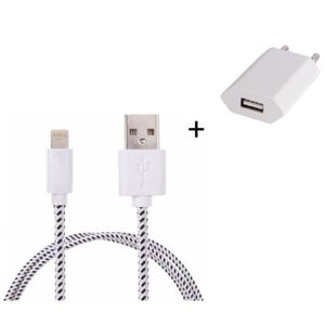 Basics C/âble tress/é en nylon Lightning vers USB Certifi/é Apple Rose dor/é 1,8 m