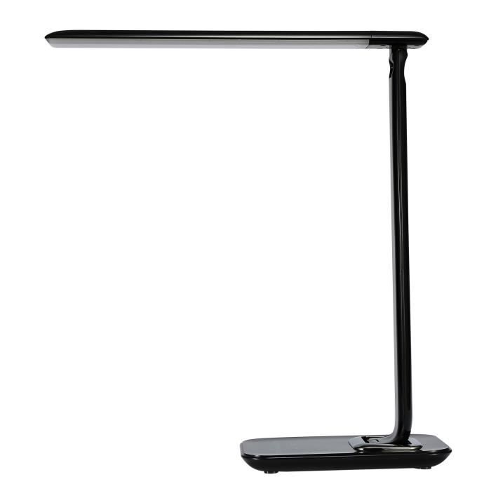 BRILLIANT Lampe de bureau Nadim tactile avec port USB - Noir