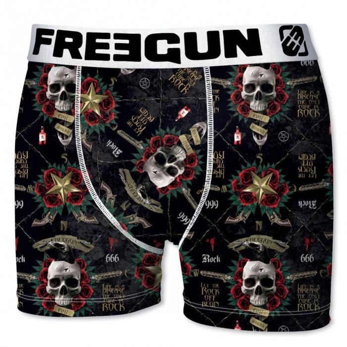 FREEGUN Boxer Gun Noir Enfant Garçon