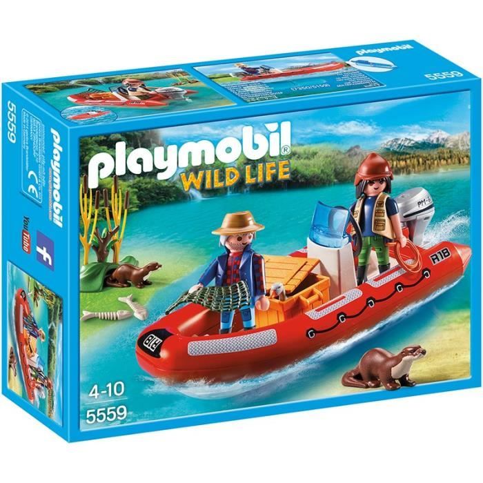 Braconniers avec bateau - Playmobil - 5559