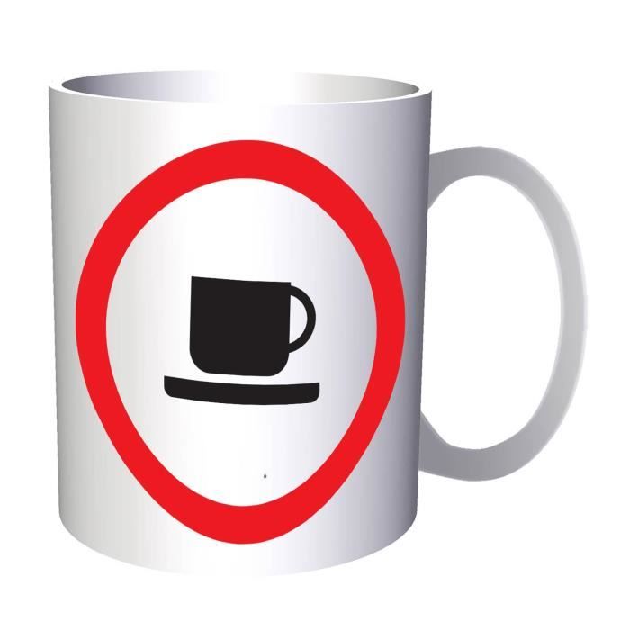 Funny Vintage 33 C644 Du Tasse Signe Autorisé Cal Cl Café Non OkiZTPuX