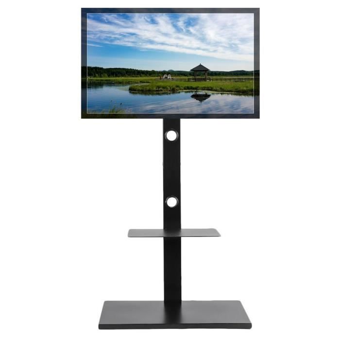 Unho Support Tv Sur Pied Hauteur Reglable Meuble Tv Universel
