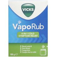 RHUME - TOUX - GORGE VICKS VAPORUB 100G RHUME - TOUX - GORGE VICKS VAPORUB 100G